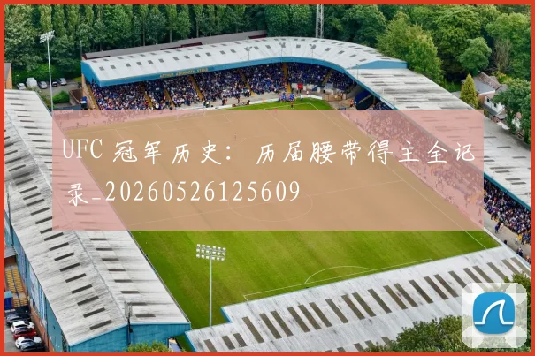 UFC 冠军历史:历届腰带得主全记录_20260526125609